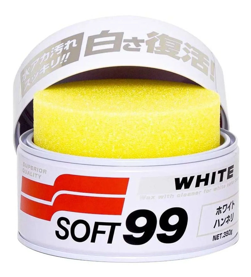 Cera de Carnaúba Premium Soft99 White Cleaner - 350g