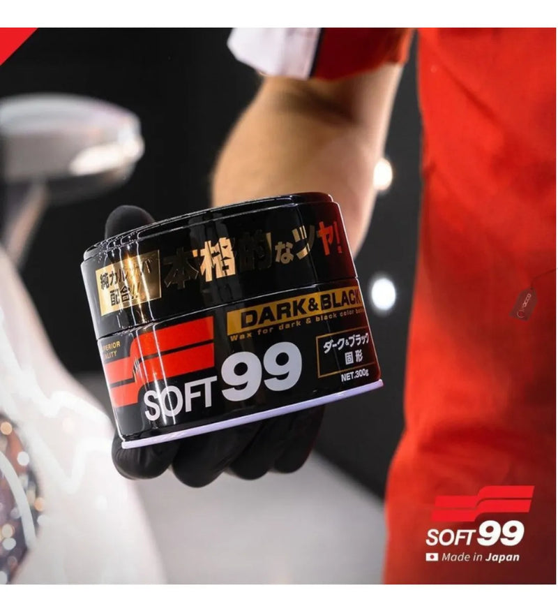 Cera de Carnaúba Premium Soft99 Dark & Black Paste Wax - 300g