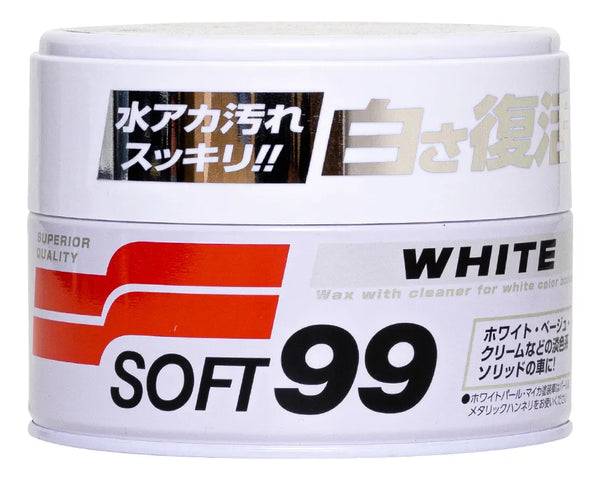 Cera de Carnaúba Premium Soft99 White Cleaner - 350g